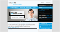 Desktop Screenshot of fondation-neurodis.org